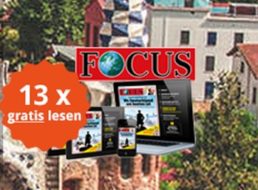 Gratis: 13 x Focus Digital im Wert von 42,77 Euro zum Nulltarif