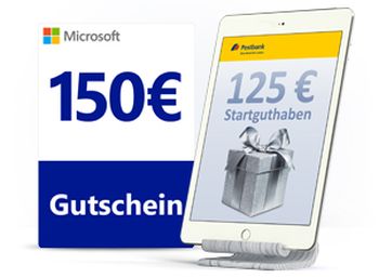 Microsoft Guthaben für Postbank-Neukunden geschenkt