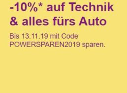 Ebay: Zehn Prozent Rabatt auf Technik und Audio