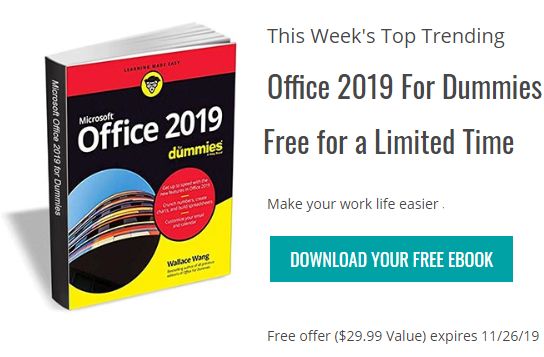 Gratis: eBook "Office 2019 for Dummies" zum Nulltarif