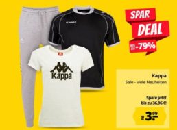 Kappa: Sale bei Sportspar mit Artikeln ab 3,99 Euro