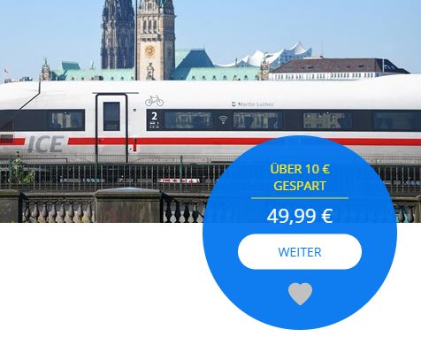 Travelzoo: Bahn-Gutschein über 60 Euro für 44,99 Euro via Paypal