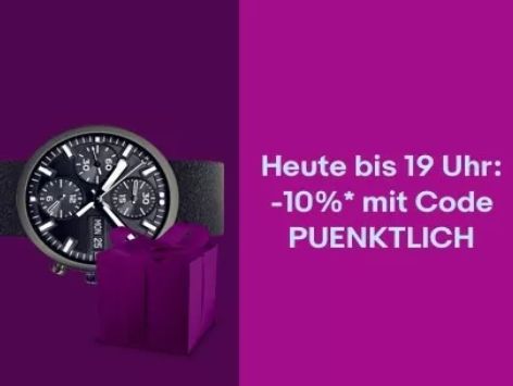 Ebay: Last-Minute-Geschenke mit 10 Prozent Rabatt bis 19 Uhr