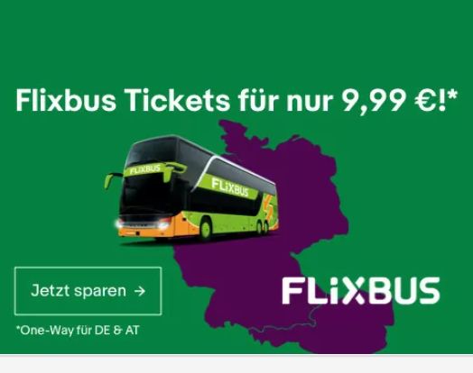 Ebay: Flixbus-Tickets und Rabatt-Coupons