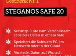 Gratis: Steganos-Safe und Software-Updater im Heise-Adventskalender