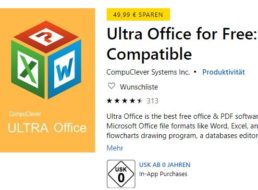 Gratis: „Ultra Office“ für 0 statt 49,99 Euro