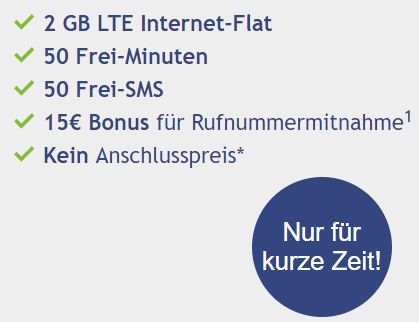 Vodafone: Smart Surf LTE mit zwei GByte LTE für 3,99 Euro im Monat