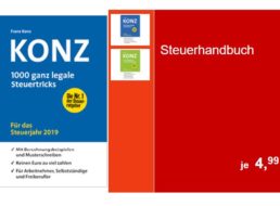 Aldi-Süd: „1000 ganze legale Steuertricks“ von Konz für 4,99 Euro