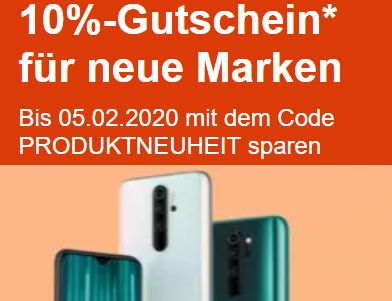 Ebay: 10 Prozent Rabatt auf "Produktneuheiten" für eine Woche