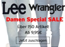 Jeans Direct: Markenjeans von Lee und Wrangler ab 9,99 Euro