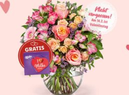 Lidl Blumen: 20 Prozent Rabatt auf alles bis zum Valentinstag