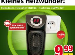 Völkner: Mini-Heizlüfter mit 350 Watt für 9,99 Euro frei Haus