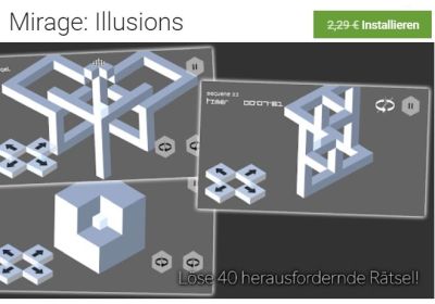 Gratis: App "Mirage: Illusions" bei Google Play für 0 statt 2,29 Euro