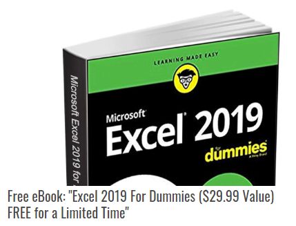 Gratis: eBook "Excel 2019 For Dummies" zum Nulltarif zu haben