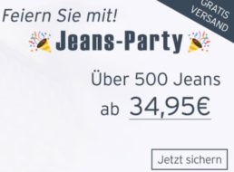 Jeans Direct: 500 Jeans ab 34,95 Euro frei Haus