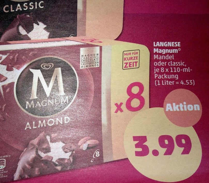 Penny: Achterpack Magnum für 3,99 Euro plus zehnfach Payback-Punkte