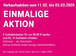 Telekom: Telefonkarte Comfort über 82 Euro für 69,96 Euro