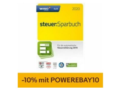 Ebay: Wiso steuer:Sparbuch 2020 mit zehn Prozent Rabatt für 19,80 Euro