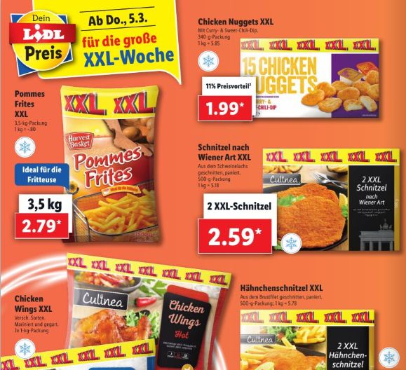 Bekijk het internet zien wastafel Lidl: XXL-Woche mit Großpackungen zu kleinen Preisen - Discountfan.de