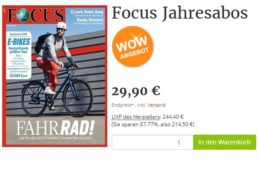 Knaller: Focus und Bunte im Jahresabo für 29,90 Euro