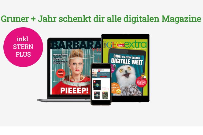 Gratis: "Stern", "Geolino" und andere Magazine bis Ende April digital gratis