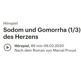 Gratis: Hörbuch „Sodom und Gomorrha“ beim Deutschlandfunk im Stream