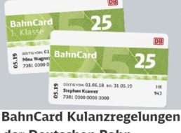 Gratis: Bahn-Gutschein über 10 – 50 Euro für BahnCard-Kunden