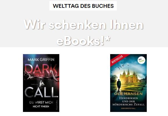 Gratis: 7 eBooks im Wert von bis zu 20 Euro bei Thalia kostenlos