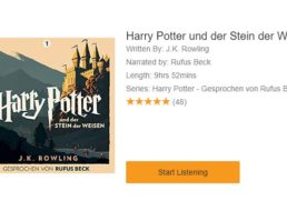 Gratis: „Harry Potter“ als 10-Stunden-Hörbuch bei Audible im Stream