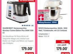 Lidl: Küchenmaschine und Mixer für einen Tag zu Aktionspreisen