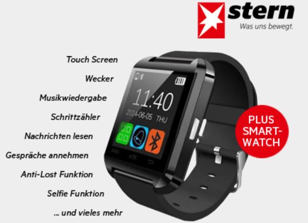 Stern: Miniabo mit sieben Ausgaben inklusive Smartwatch für 23,90 Euro