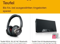 Teufel: Sale bei Ebay mit bis zu 20 Prozent Rabatt