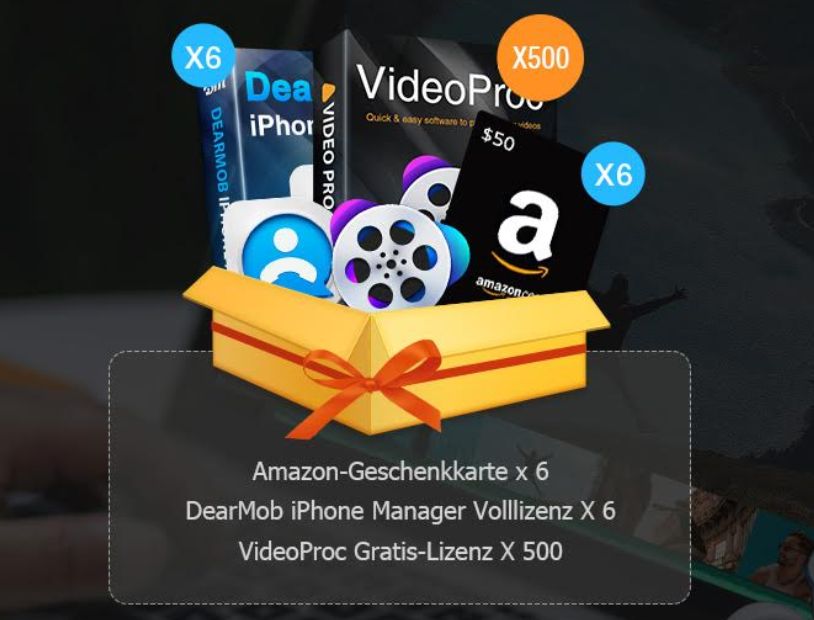 Gratis: Videoproc zum bearbeiten und konvertieren von 4K-Videos zum Nulltarif