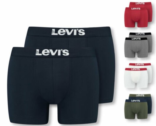 Levi's: Viererpack Boxershorts für 32,99 Euro frei Haus