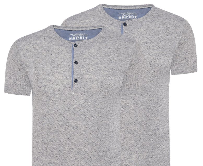 Esprit: T-Shirt mit Knopfleiste ab 8,95 Euro frei Haus