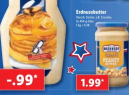 Lidl: Amerika-Spezial mit Erdnussbutter, Bagels und mehr