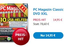 Knaller: PC Magazin Classic DVD XXL im Jahresabo für 14,95 Euro