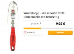 Dealclub: Blumenkelle „Wurzelsepp“ mit Top-Rezensionen für 9,95 Euro