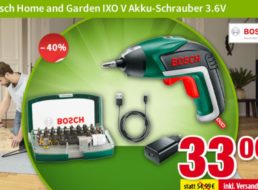 Völkner: Bosch-Akkuschrauber IXO V für 33 Euro frei Haus