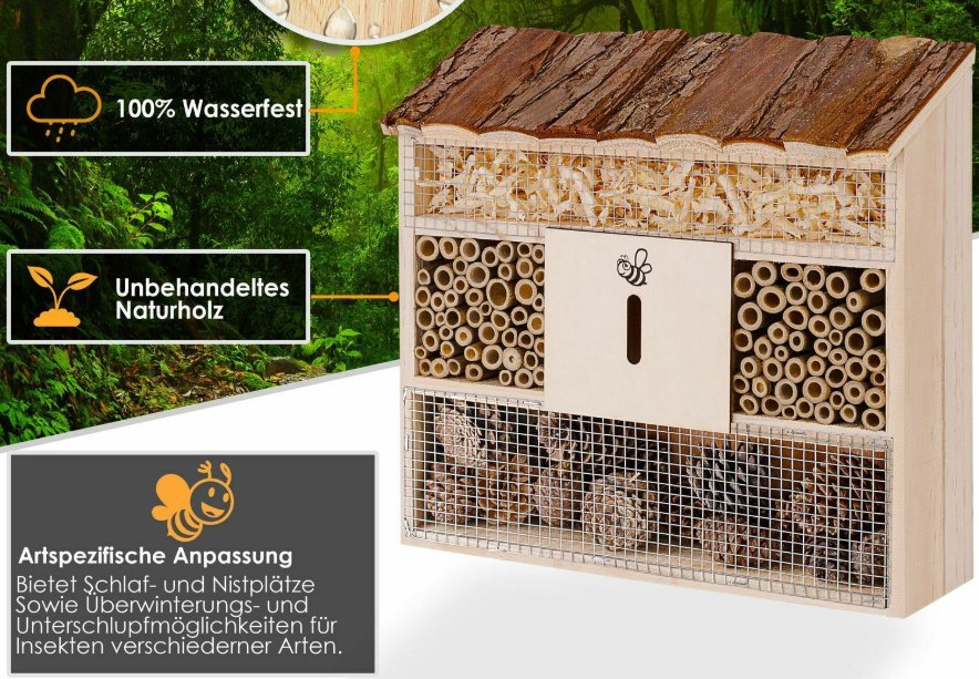 Ebay: Insektenhotel mit guten Bewertungen für 15,12 Euro frei Haus