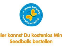 Gratis: 6 Seedballs mit schmetterlingsfreundlichem Saatgut frei Haus