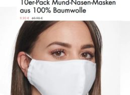 Seidensticker: Zehnerpack Mund-Nasen-Masken für 19,90 Euro frei Haus