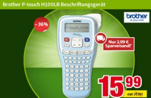 Völkner: Beschriftungsgerät Brother P-touch H100LB für 18,58 Euro