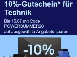 Ebay: 10 Prozent Rabatt auf Technik für zwei Wochen