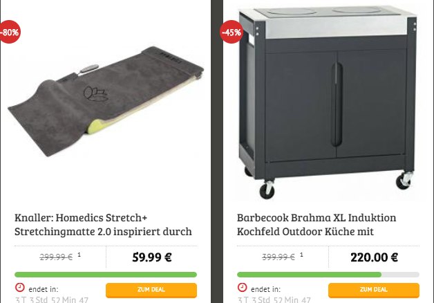 Dealclub: Homedics Stretchingmatte als Retoure für 53,99 Euro