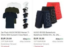 Hugo Boss: Sale bei Ebay mit über 1500 Artikeln ab 6,95 Euro