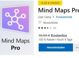 Gratis: Mindmaps Pro für 0 statt 19,99 Euro