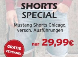 Mustang: Shorts bei Jeans-Direct für 29,99 Euro frei Haus