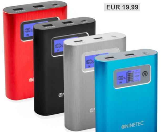 Ebay: Ninetec-Powerdrive mit 128 GByte und Powerbank-Funktion