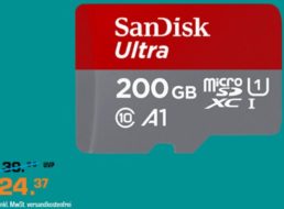 Saturn: Speicherwoche mit 200-GByte-MicroSDXC für 24,37 Euro